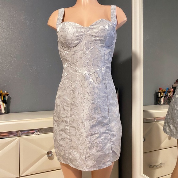 SHEIN Dresses & Skirts - Shein Bodycon Mini Gray Dress